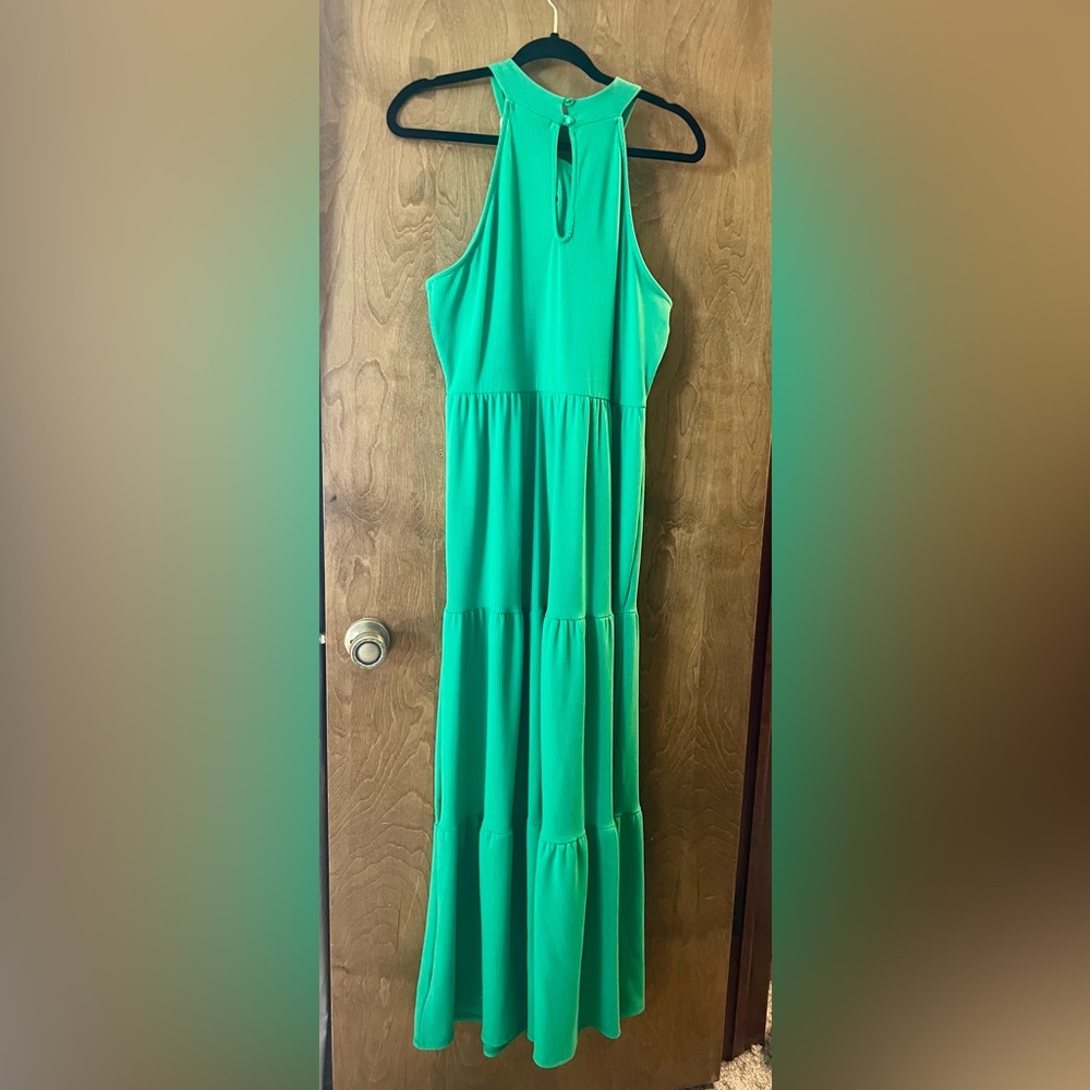 NWT Gilli Women’s Rebecca Maxi Dress In Kelly Green - Picture 7 of 8